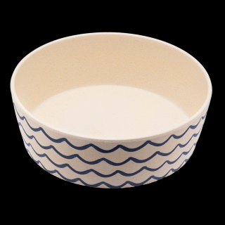 Bambusová miska BecoBowl, vlny S ( 15cm/0,8 l)