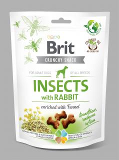 Brit Care Dog Crunchy Cracker s hmyzem, králíkem a fenyklem 200g