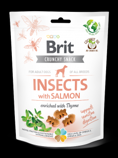Brit Care Dog Crunchy Cracker s hmyzem, lososem a tymiánem 200g