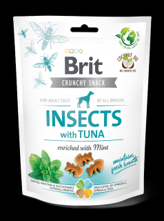 Brit Care Dog Crunchy Cracker s hmyzem, tuňákem a mátou 200 g