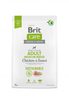 Brit Care Dog Sustainable Adult Medium Breed, 3kg