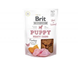 Brit Jerky Puppy Turkey Meaty Coins 80 g