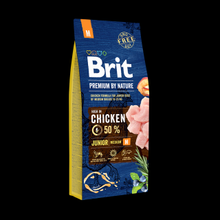 Brit Premium by Nature Junior M 15 kg