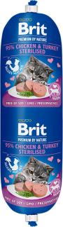 Brit Premium by Nature Sausage CAT Chicken & Turkey Sterilised 180 g
