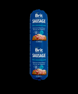 Brit Sausage Chicken & Lamb 800g