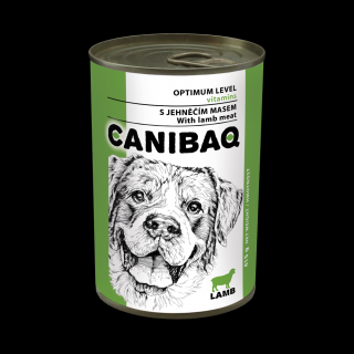 CANIBAQ Classic konzerva pes jehněčí 10 x 415g