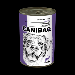 CANIBAQ Classic konzerva pes zvěřina 10 x 415g