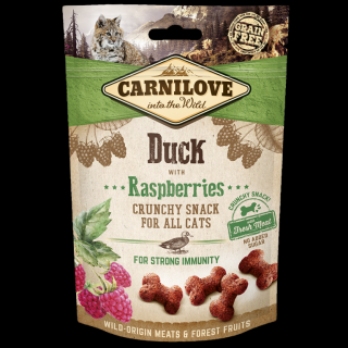 Carnilove Cat Crunchy Snack Duck, Raspberries meat 50 g