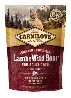 Carnilove Cat Grain Free Lamb&Wild Boar Adult Sterilised 400g