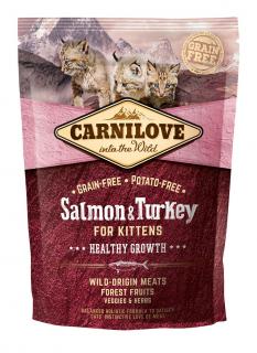 Carnilove Cat Grain Free Salmon&Turkey Kittens Healthy Growth 400g