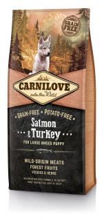 Carnilove Salmon & Turkey for LB Puppy 12kg
