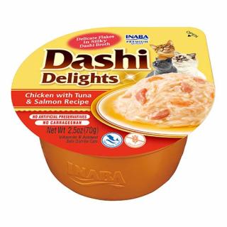 Dashi Delights vanička kuře s tuňákem a lososem 70 g