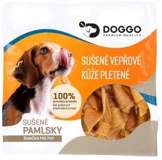 Doggo kůže vepřové sušené pletené 250g