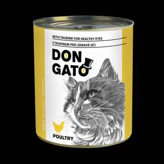DON GATO konzerva kočka - drůbeží 6 x 850g