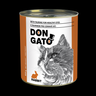 DON GATO konzerva kočka - králík 6 x 850g