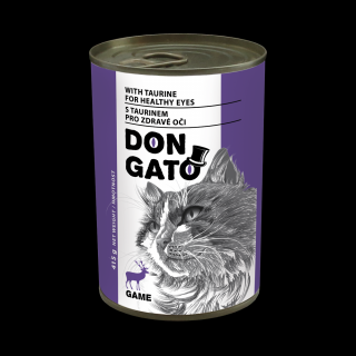 DON GATO konzerva kočka - zvěřina 10 x 415g