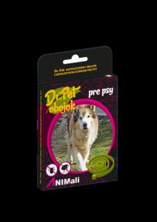 Dr.Pet antip.obojok s repelnt.ucinkom pre psy cierny 75cm