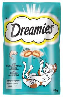 DREAMIES pochoutky s lososem 60g