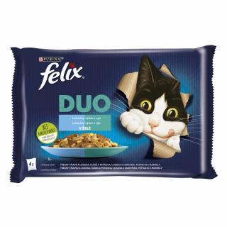 Felix Fantastic DUO multipack výběr z ryb 4 x 85 g