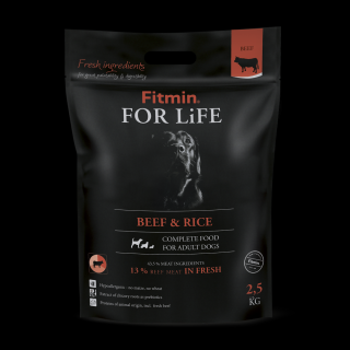 Fitmin dog For Life Beef & Rice 2,5kg