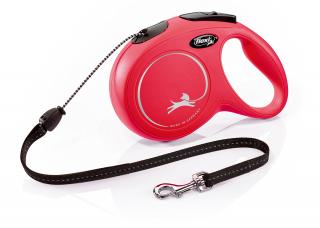 Flexi New Classic M šňůra 8 m/20 kg červená