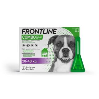 FRONTLINE COMBO spot-on pro psy L  (20-40 kg) - 3 ks