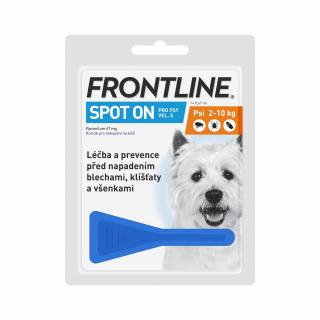 Frontline spot-on pro psy S (2-10 kg)