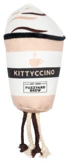 FuzzYard Cat plyšová hračka kelímek Kittyccino catnip