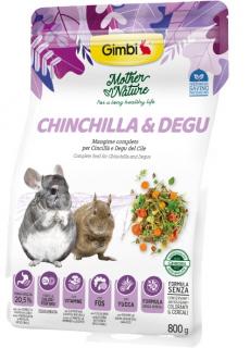 GIMBI MOTHER NATURE  činčila a degu 800g