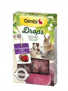 Gimborn Gimbi drops mix pro hlodavce s červenou řepou 50 g