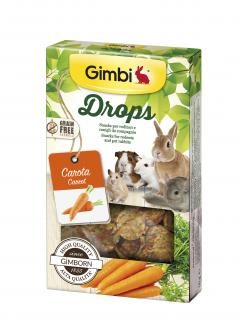 Gimborn I DROPS pro hlodavce s mrkví 50 g