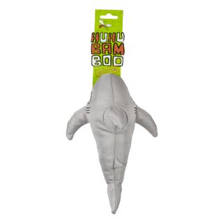 Huhubamboo Animal žralok Marko šedý/modrý 32 cm