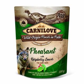 Kapsička Carnilove Dog Paté Pheasant with Raspberry Leaves 300 g