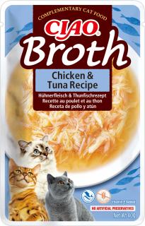 Kapsička Churu Broth - kuře, tuňák 40 g