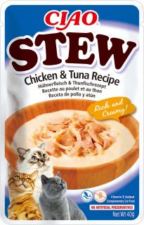Kapsička Churu Stew - kuře, tuňák 40 g