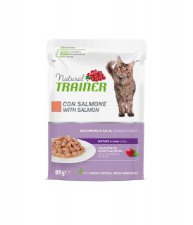 Kapsička Natural Trainer Cat MATURE losos 85 g