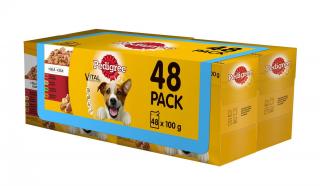 kapsičky Pedigree mixovaný výběr v želé 4x (12x100g)