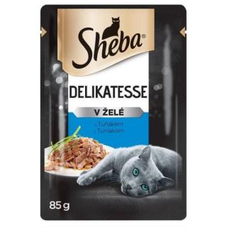 kapsičky Sheba Delikatesse s tuňákem v želé 24x85g