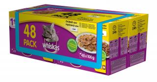 kapsičky Whiskas Drůbeží výběr v želé 4x (12x85g)