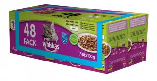 kapsičky Whiskas Mixovaný výběr v želé 4x (12x85g)