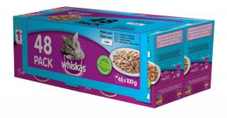 kapsičky Whiskas Rybí výběr v želé 4x (12x85g)