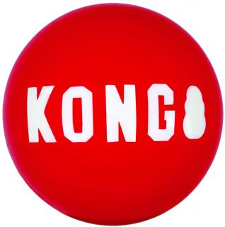 KONG Signature hračka gumový míč L 2ks