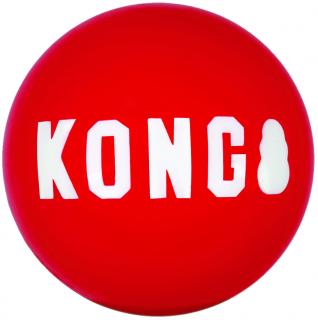 KONG Signature hračka gumový míč S 2 ks