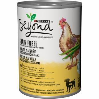 Konzerva Beyond Grain Free Dog kuře a zelené fazolky 400g