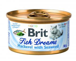 Konzerva Brit Fish Dreams Mackerel & Seaweed 80g