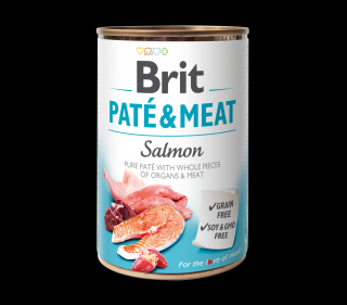 Konzerva Brit Pate & Meat Salmon 400g