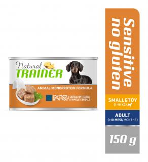 Konzerva Natural Trainer SENSITIVE Adult S&T Pstruh 150 g LT