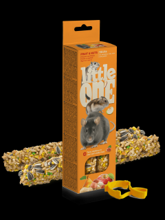 Little One tyčinky s ovocem a ořechy 2 x 60 g
