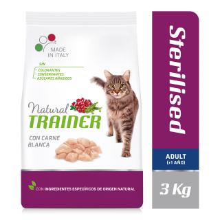 Natural Trainer Cat Sterilised drůbeží maso 3kg