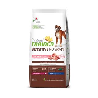 Natural Trainer Sensitive dog NO GRAIN  M/M vepřové 12 kg